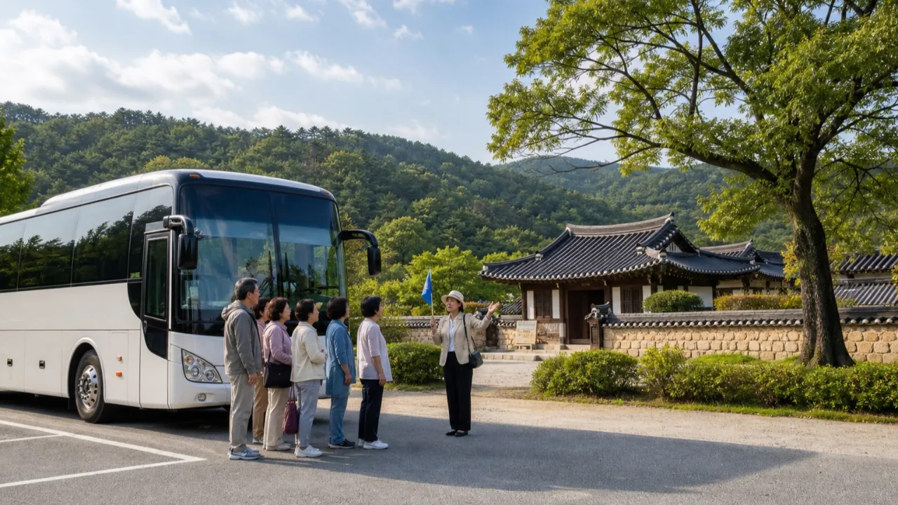 예산군 2026 예산 시티투어버스｜무료 관람·주차 안내의 핵심 내용을 표현한 실사 참고 이미지