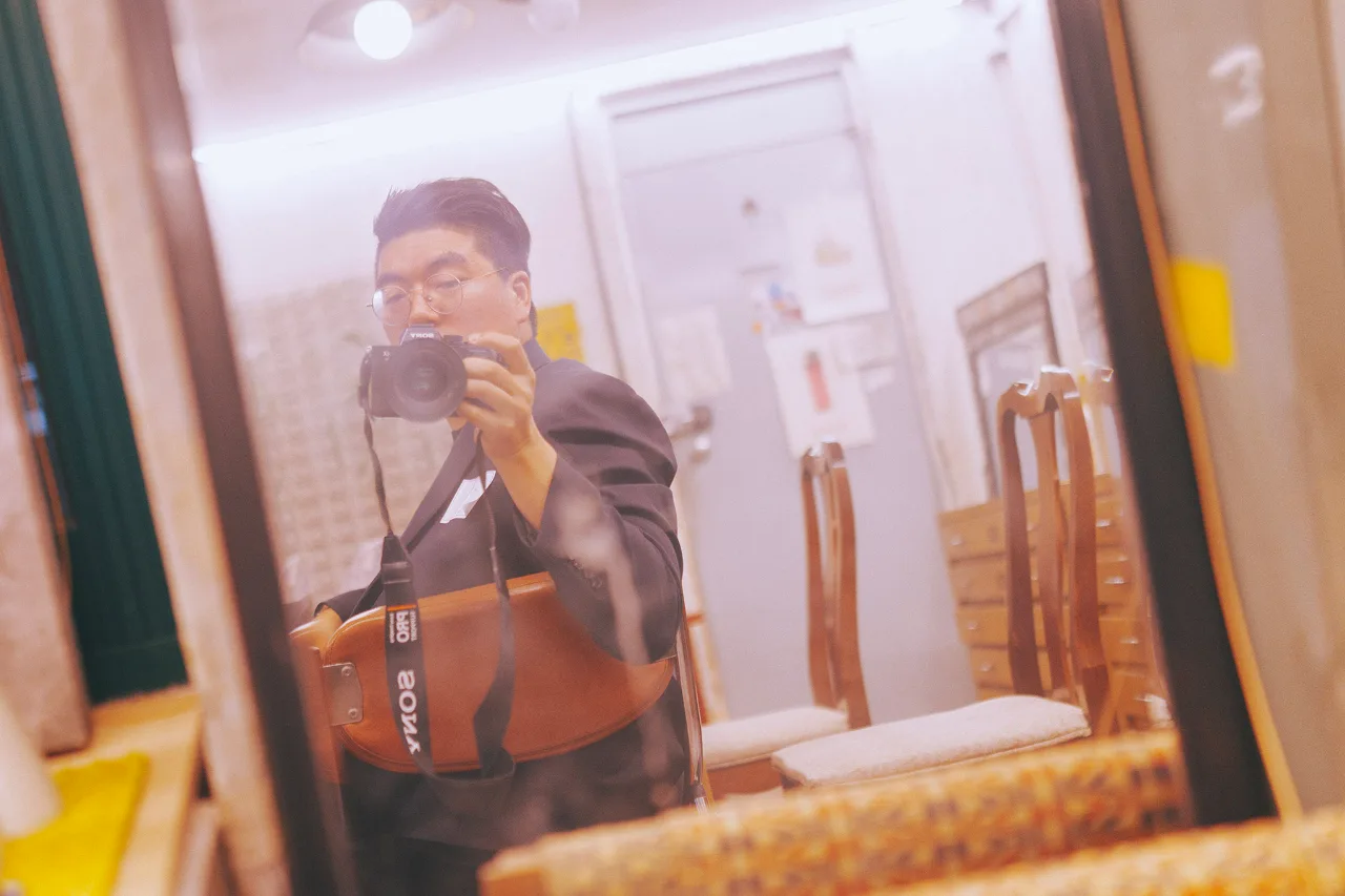 전문 사진 촬영 현장