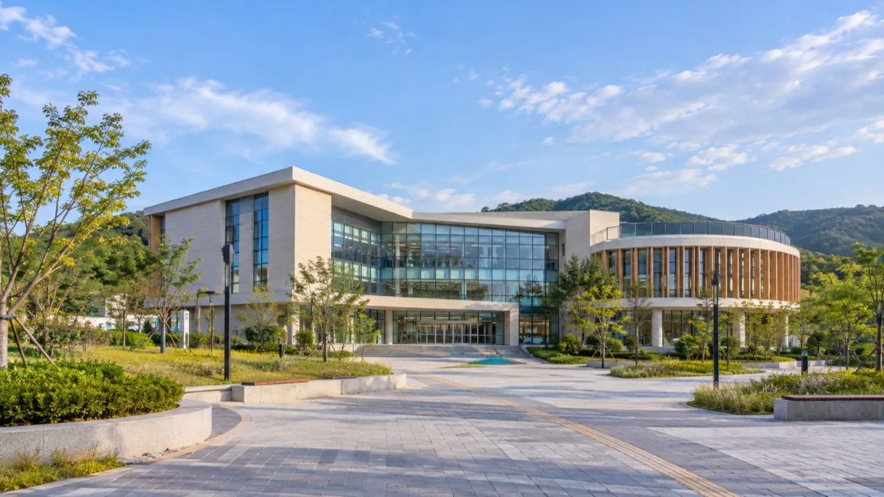 부안군립도서관 외관 전경