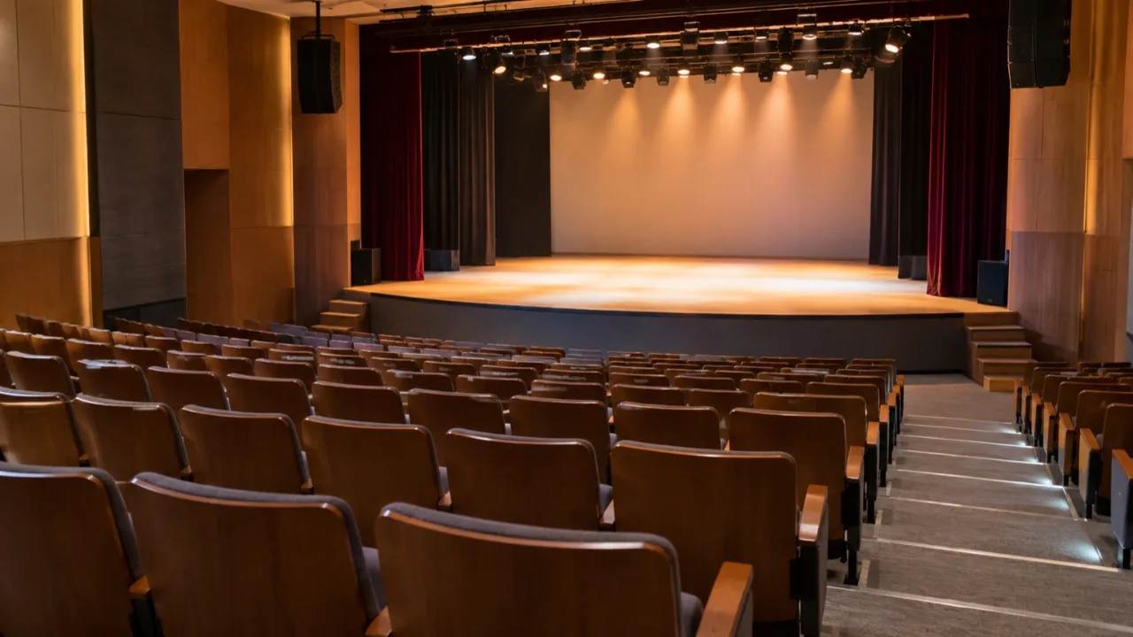 불로전통시장 어울림극장 공연 공간과 무대