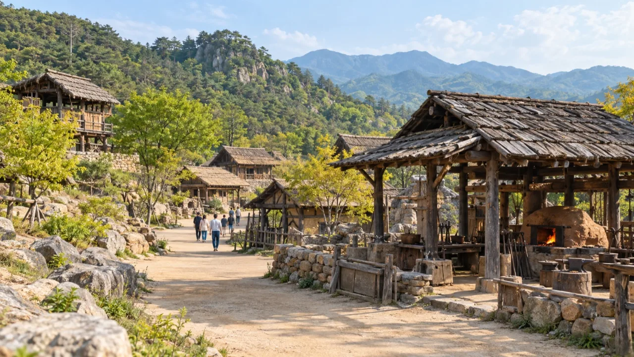 고구려대장간마을의 실제 전경