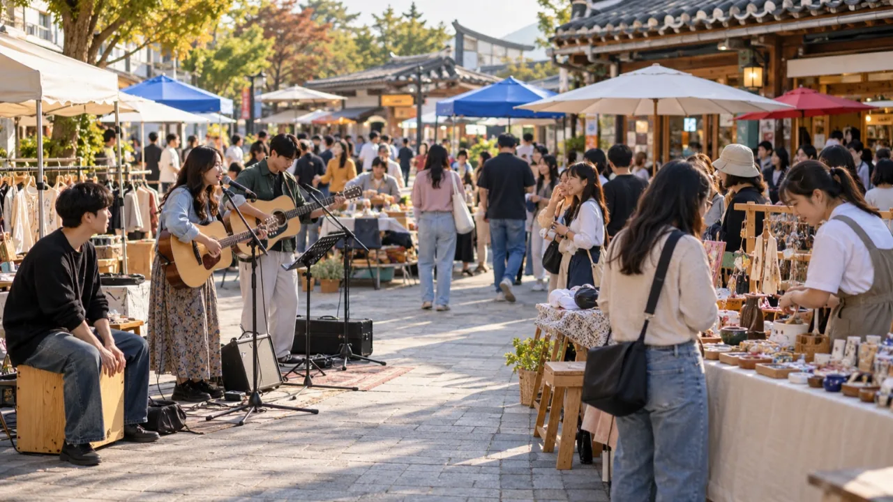 영동중앙시장 일원에서 열리는 감성 힐링 프로그램 공간