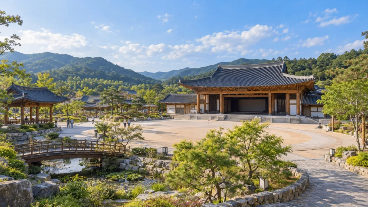 한국문화테마파크 전통극공연장 전경