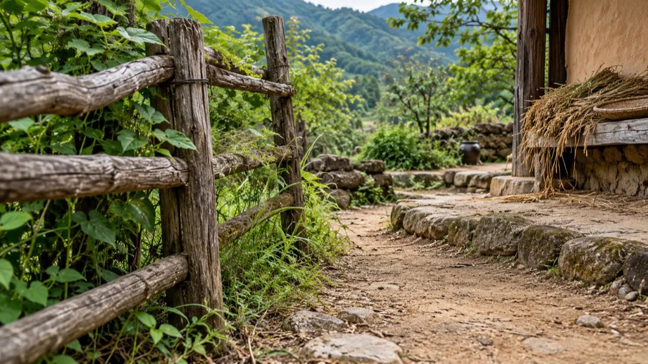 하동 농촌 생활 공간의 세부 모습